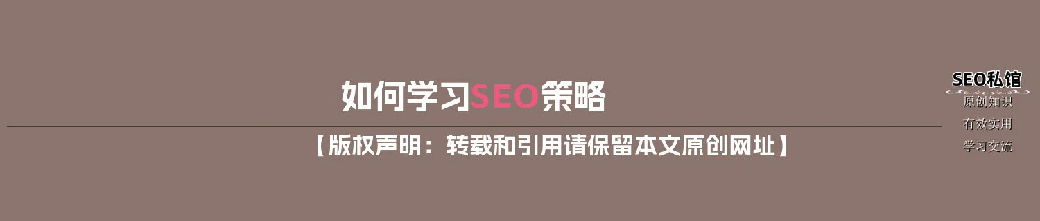 如何学习SEO策略