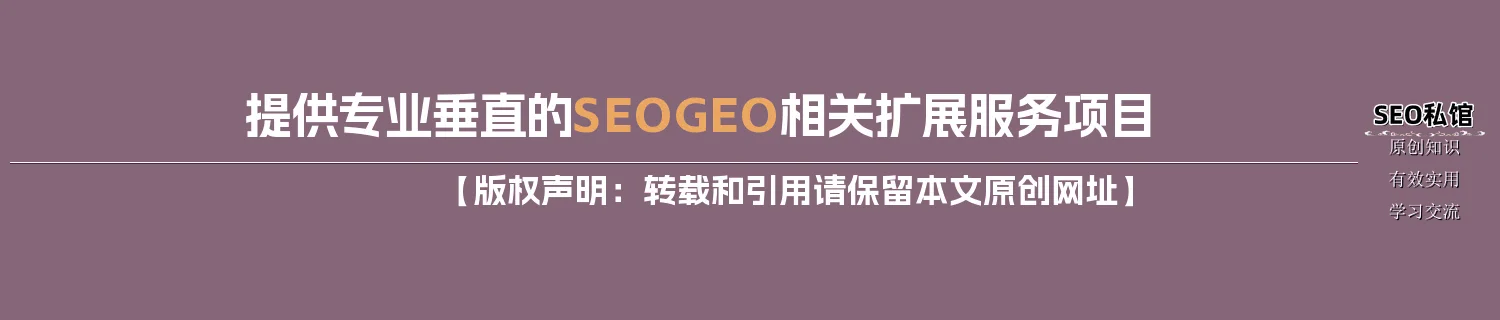 提供专业垂直的SEO/GEO相关扩展服务项目 提供专业垂直的SEO/GEO相关扩展服务项目