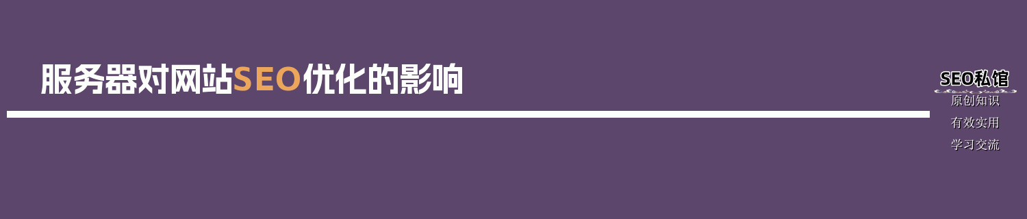 服务器对网站SEO优化的影响