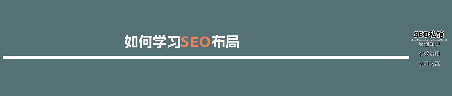 如何学习SEO布局