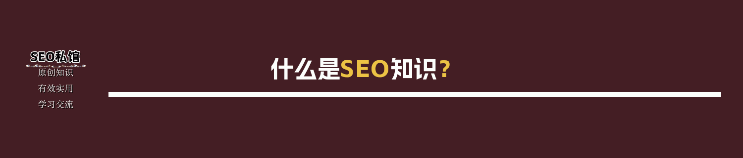 什么是SEO知识？