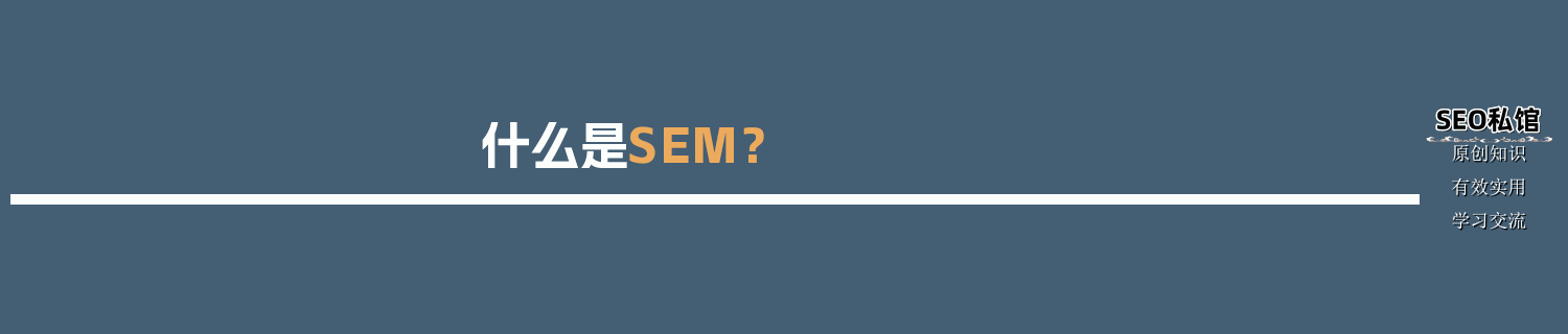 什么是SEM？