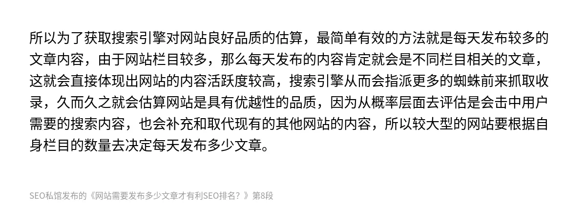 网站需要发布多少文章才有利SEO排名？ - 第8张图