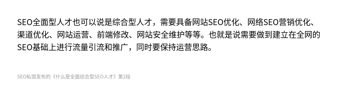 什么是全面综合型SEO人才 - 第2张图