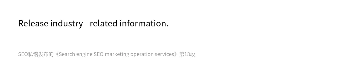 Search engine SEO marketing operation services - 第18张图