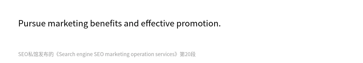 Search engine SEO marketing operation services - 第20张图