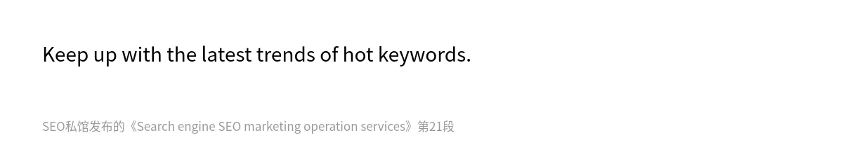 Search engine SEO marketing operation services - 第21张图