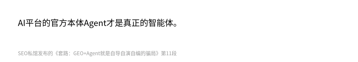 套路：GEO+Agent就是自导自演自编的骗局 - 第11张图