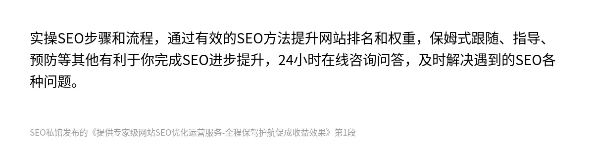 提供专家级网站SEO优化运营服务-全程保驾护航促成收益效果 - 第1张图