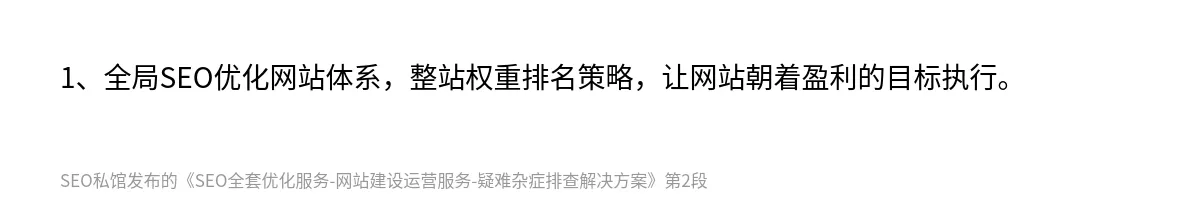 SEO全套优化服务-网站建设运营服务-疑难杂症排查解决方案 - 第2张图
