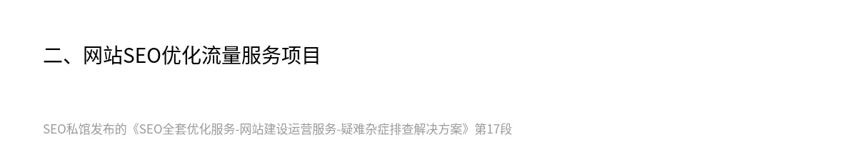 SEO全套优化服务-网站建设运营服务-疑难杂症排查解决方案 - 第17张图