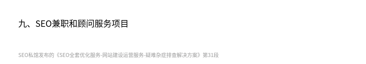 SEO全套优化服务-网站建设运营服务-疑难杂症排查解决方案 - 第31张图